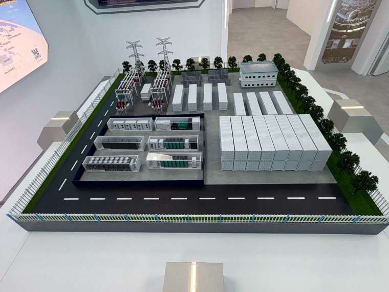 東元模組化料中心模型。(圖：東元提供)