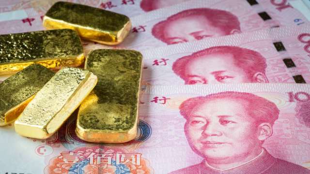 中國央行連15個月增持黃金、全球央行買盤續撐金市。（圖：Shutterstock）