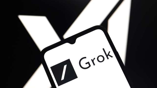 馬斯克旗下AI聊天機器人Grok在美市占率持續攀升(圖：Shutterstock)