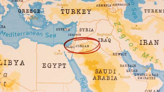 美國在約旦軍事基地部署大量戰機，衛星圖像顯示超過60架。（圖：Shutterstock）