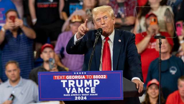 美國總統川普。(圖:Shutterstock)