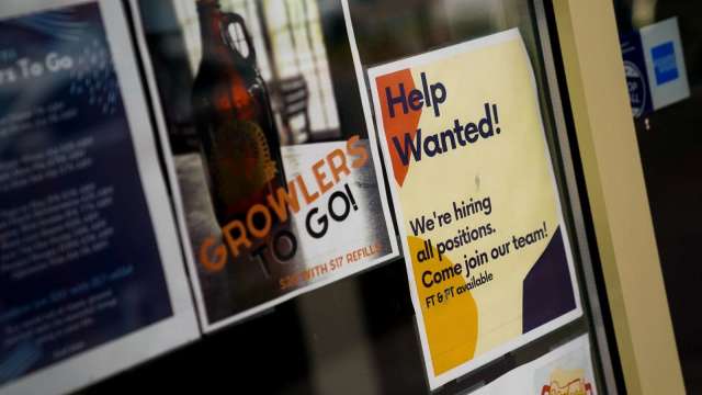 美國1月職缺意外增加至695萬 勞動需求略有回升(圖：REUTERS/TPG)