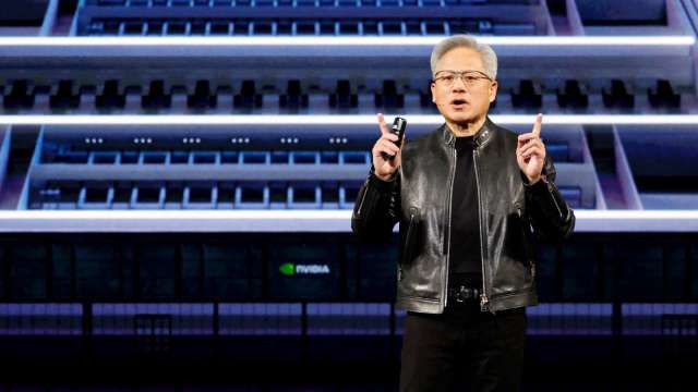 黃仁勳演講關鍵字：1兆美元、一鍵養蝦、進軍太空。(圖:REUTERS/TPG)