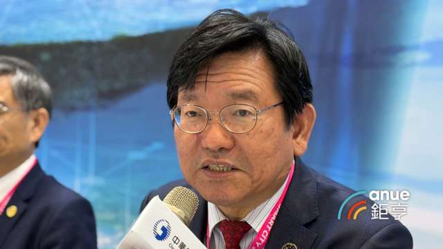 中華電信總經理林榮賜。(鉅亨網記者劉玟妤攝)