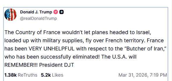 圖：川普Truth Social