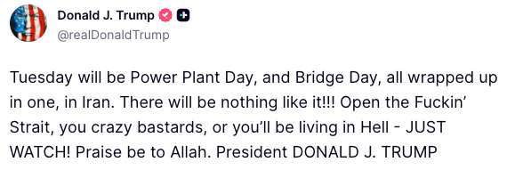 （圖：川普Truth Social）