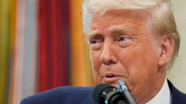 川普：美國將協助緩解荷姆茲海峽航運。(圖：REUTERS/TPG)