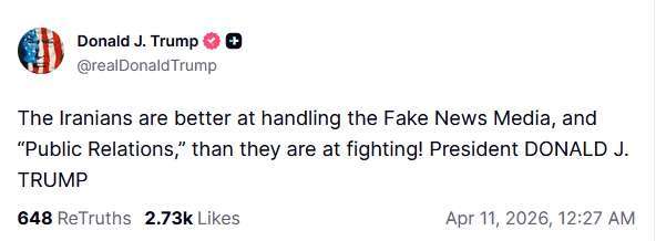 圖：川普Truth Social