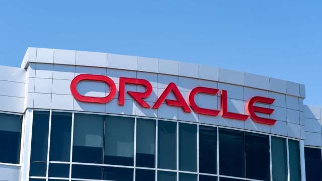 甲骨文飆漲12%表現最突出(圖：Shutterstock)
