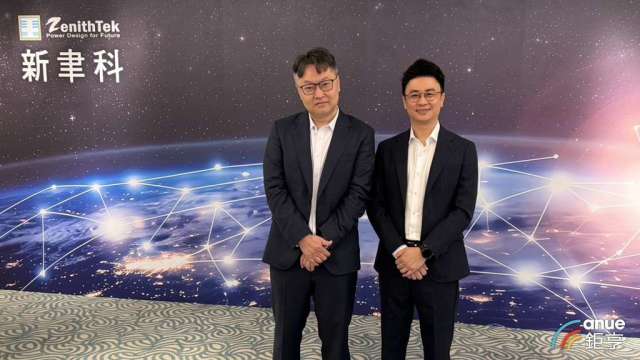 左起為新聿科董事長凃俊宏、總經理蔡志遠。(鉅亨網記者彭昱文攝)