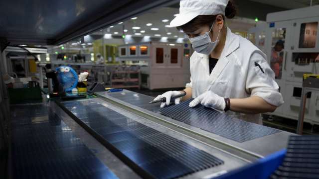 中國出招卡特斯拉?傳太陽能設備出口恐受限 衝擊美企擴產計畫(圖:REUTERS/TPG)