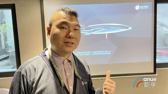 錦明董事長蔡翔峰。(鉅亨網記者張欽發攝)