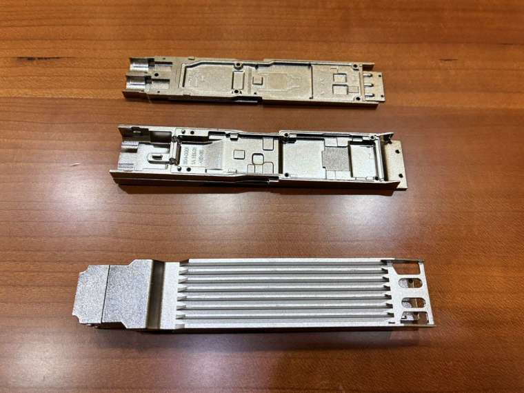 匯鑽科處理的光通訊CPO組件。(圖：匯鑽科提供)