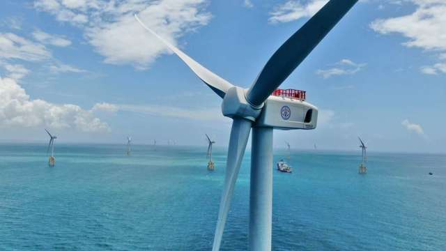 離岸風電3.3大鬆綁！容量分配3.3GW 提前完工併網最高享35年售電年限。（圖：台電提供）