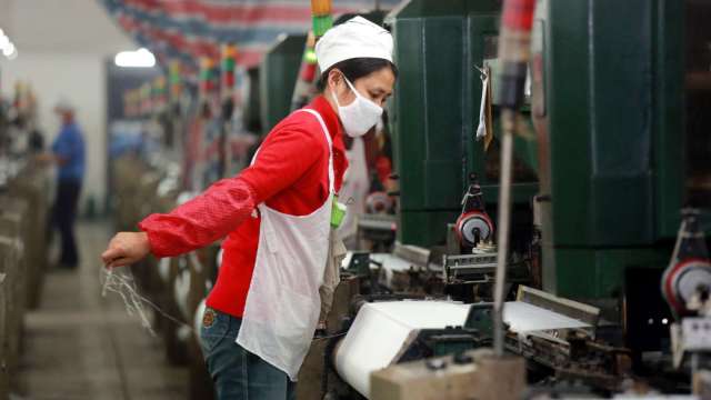 中國4月官方製造業PMI報50.3，延續較好運行態勢。（圖：Shutterstock）