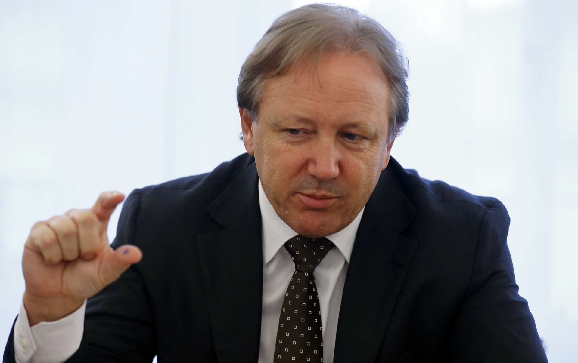 瑞士銀行瑞信（Credit Suisse）私人銀行與財富管理共同主管Hans-Ulrich Meister。Reuters/TPG
