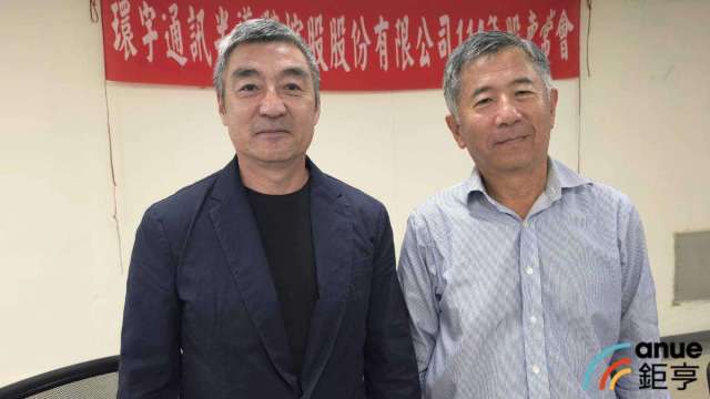 環宇-KY董事長黃大倫(左)、執行長安寶信(右)。(鉅亨網資料照)