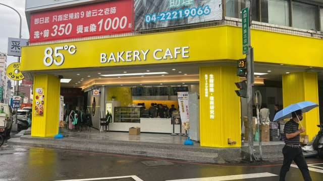 85度C在台灣持續導入新形態門市。(圖：美食-KY提供)