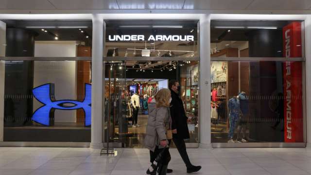 〈財報〉Under Armour財測遠遜預期 盤前股價一度重挫17%(圖：REUTERS/TPG)