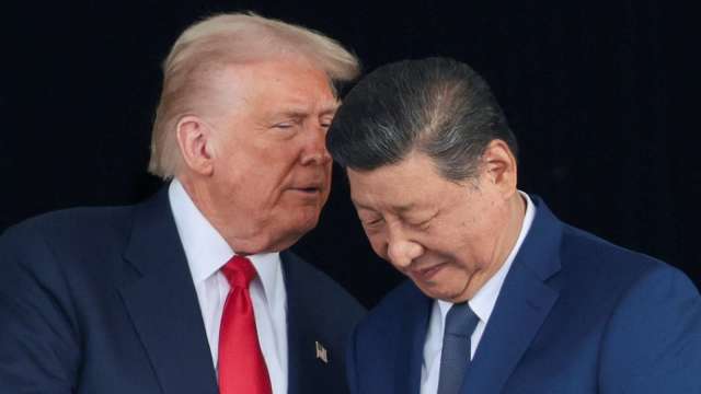 川普赴北京前放話：伊朗不用習近平幫 貿易才是重頭戲(圖：REUTERS/TPG)