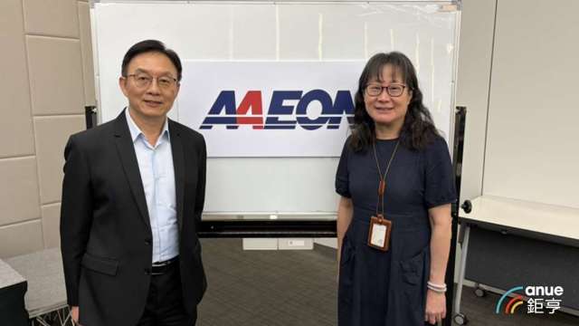 左起為研揚總經理林建宏、財務長杜昀真。(鉅亨網資料照)