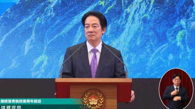 總統賴清德。(圖:總統府直播)