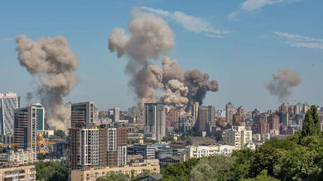 俄軍第三次動用「榛樹」飛彈。(圖:Shutterstock)