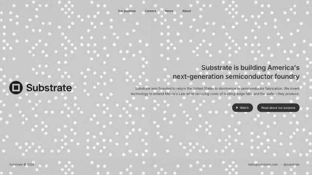 美國新創Substrate押注X射線微影、技術成本僅High-NA EUV十分之一。(圖：Substrate官網)