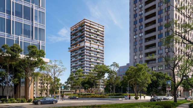 北市 通化安和公辦都更案更新後模擬圖。(圖：台北市住都中心提供)