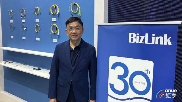貿聯-KY運算與傳輸事業群資深副總林明村。(鉅亨網記者彭昱文攝)