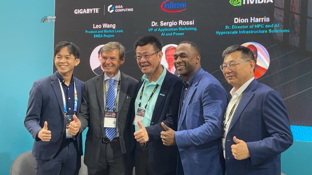 三大國際巨頭齊聚光寶科AI論壇 英飛凌力讚台廠優化次世代系統。(鉅亨網記者吳承諦攝)