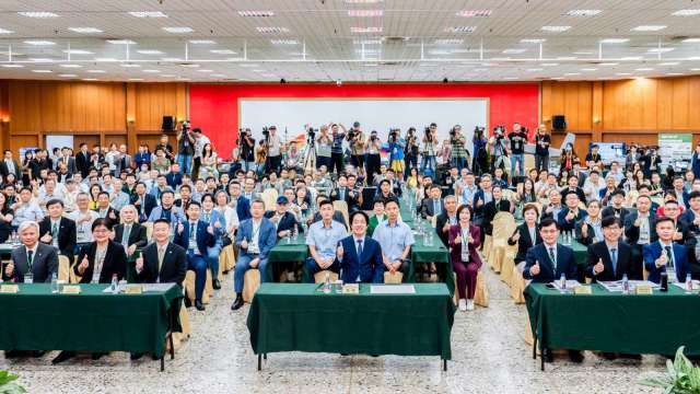 台灣卓越無人機海外商機聯盟今於台中舉辦聯盟大會師，由賴清德總統親自出席。（圖：經濟部提供）