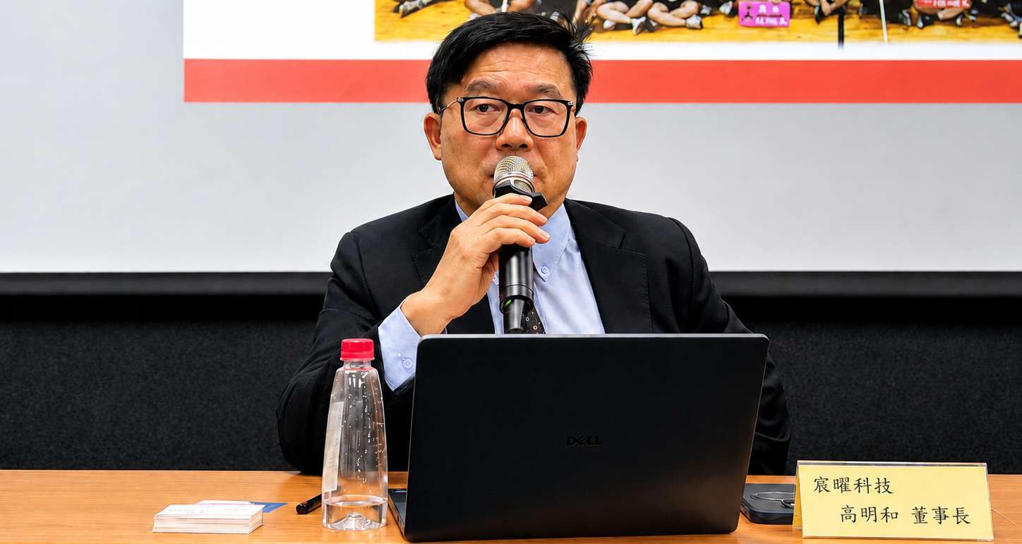 宸曜科技 高明和董事長 (圖片來源:優分析照片庫)