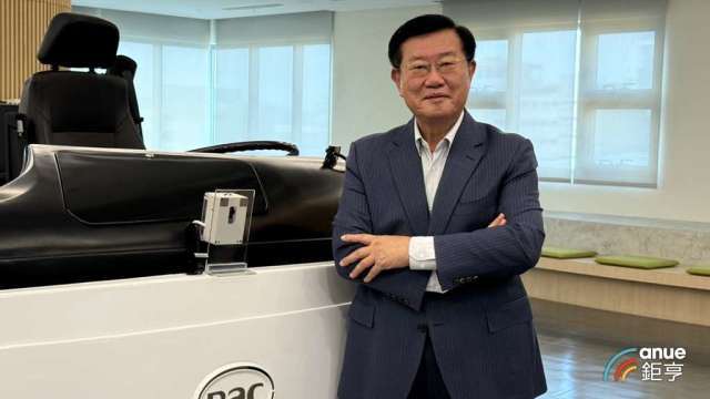 華德動能董事長蔡裕慶。(鉅亨網記者王莞甯攝)