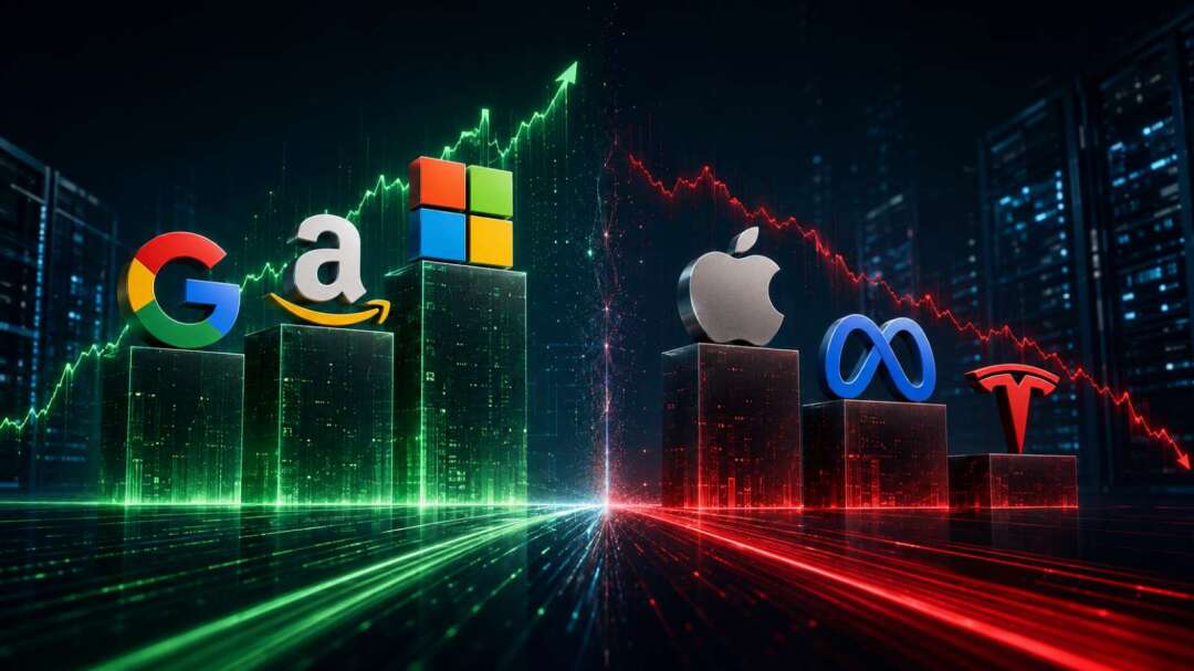 AI投資の分水嶺到来！テック大手6社の時価総額変動が2兆ドルに迫る
