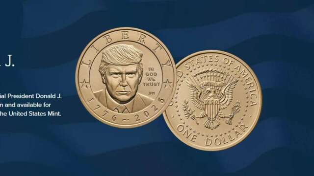 「川普幣」真的來了！1美元可拿來花 創美國現任總統首例(圖：usmint.gov官網)