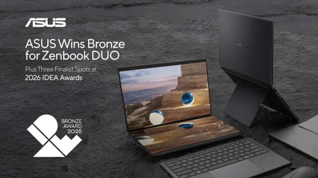 华硕Zenbook DUO摘下IDEA铜奖 多款产品同步挺进决选