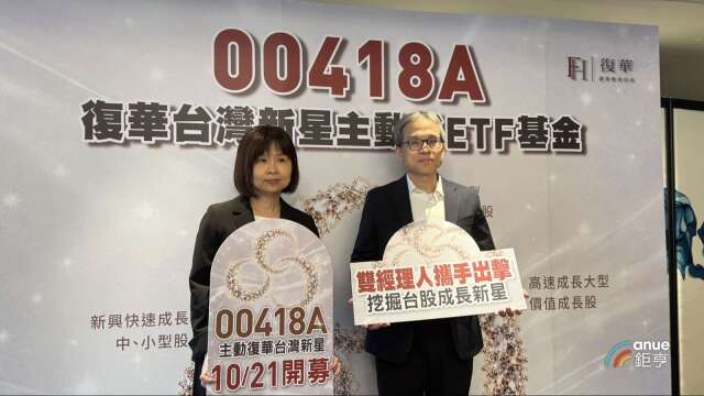 复华00418A采双经理人、不配息 经理人：聚焦三大类股抢吃「整条鱼」行情