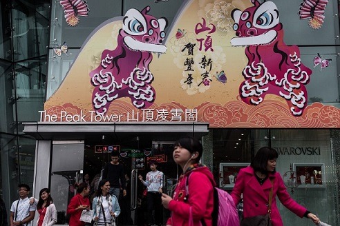 香港街頭。(來源：AFP)