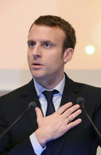 法國經濟部長 Emmanuel Macron (圖:AFP)